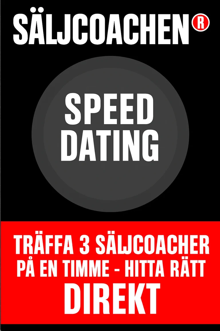 Säljcoachen Speed dating